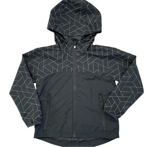All in Motion Geometric‎ Pattern Black Jacket XS (4/5)